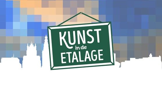 Kunstwerken in de Etalage
